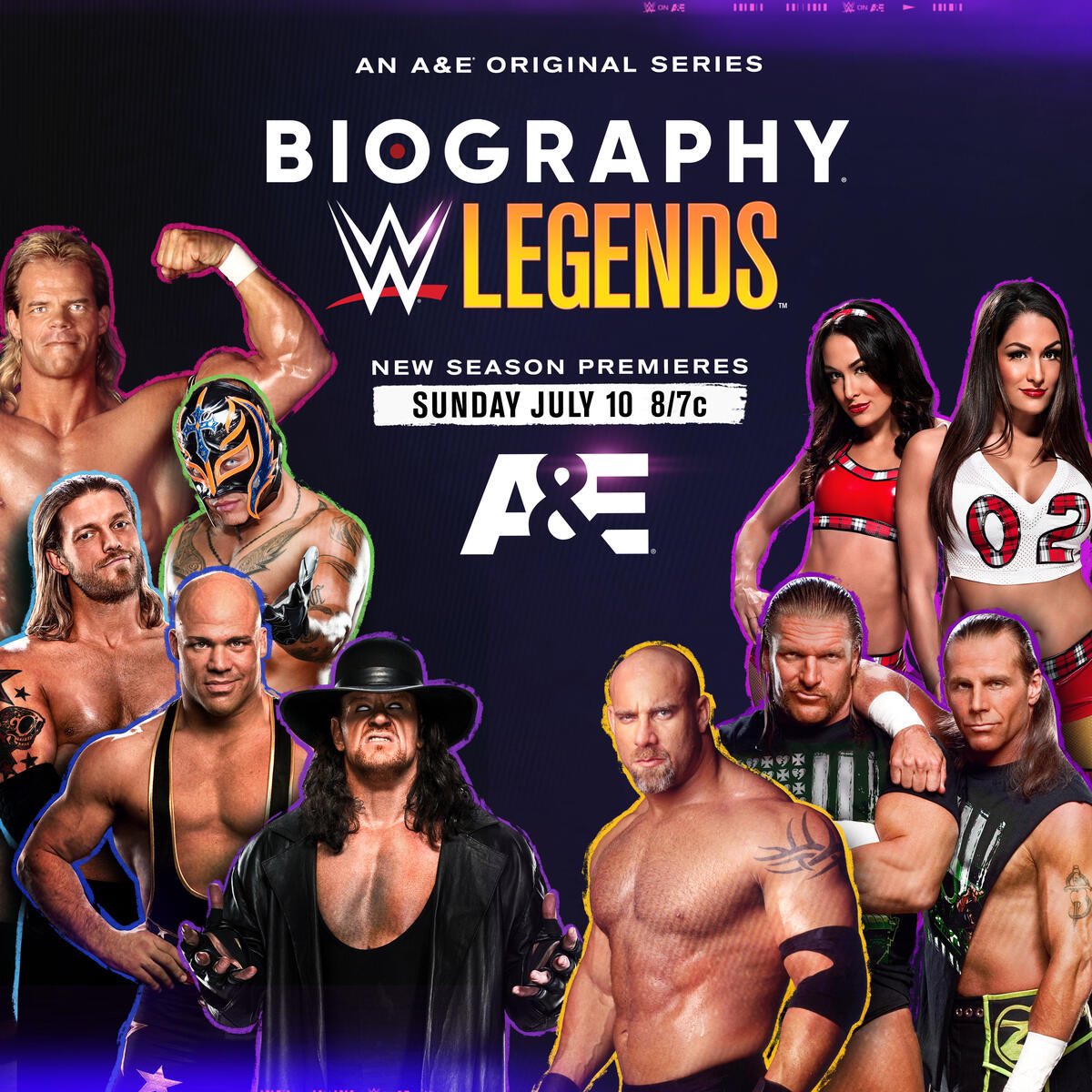 ShawnMichaels's tweet photo. Enter the ring with @WWEonAE during all-new Biography: WWE Legends episodes including D-Generation X! 

Episodes start Sunday, July 10th at 8/7c on @AETV. #WWEonAE https://t.co/kwO61tK6De