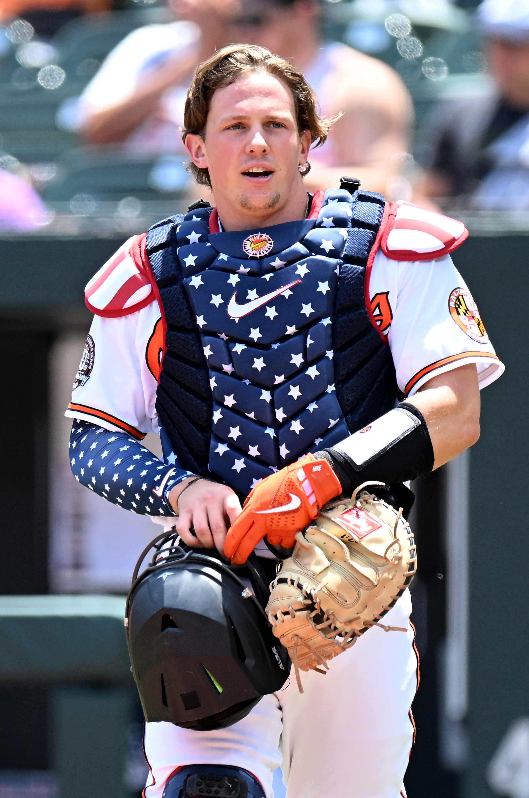 Orioles on MASN on X: Adley taking his college nickname Captain America  a little too literally today 🇺🇸  / X