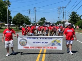 Happy 4th of July from the men and women of hegeman and pennsports string bands! Thank you Rockledge, Marlton and Runnemede for having us today!