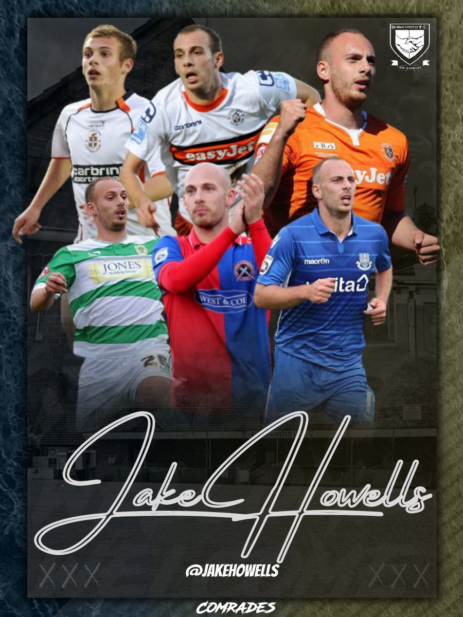 An image with new signing, Jake Howells throughout his career