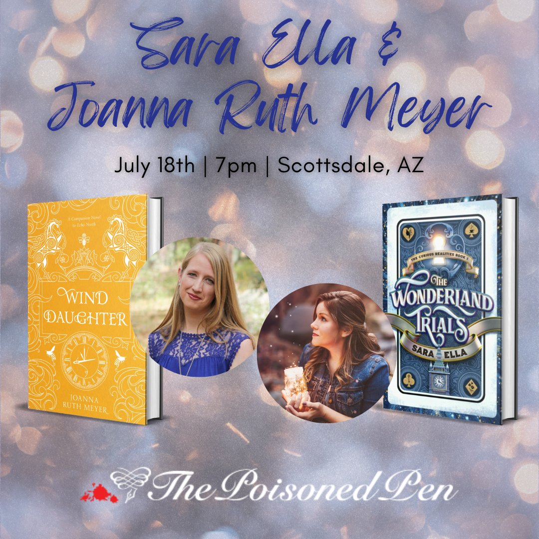 🐝 WIND DAUGHTER Book Tour!🐝

Launch Party w/ <a href="/hannachoward/">Hanna C. Howard</a>: changinghands.com/event/may2022/…

Poisoned Pen Event w/ <a href="/SaraEllaWrites/">Sara Ella</a>: calendar.time.ly/9plshfqx/poste…

Mysterious Galaxy Event w/ <a href="/rosamundhodge/">Rosamund Hodge ✨💀⚔️🦋</a>: mystgalaxy.com/event/852022Me…

B&amp;N Desert Ridge: stores.barnesandnoble.com/event/97800621…
