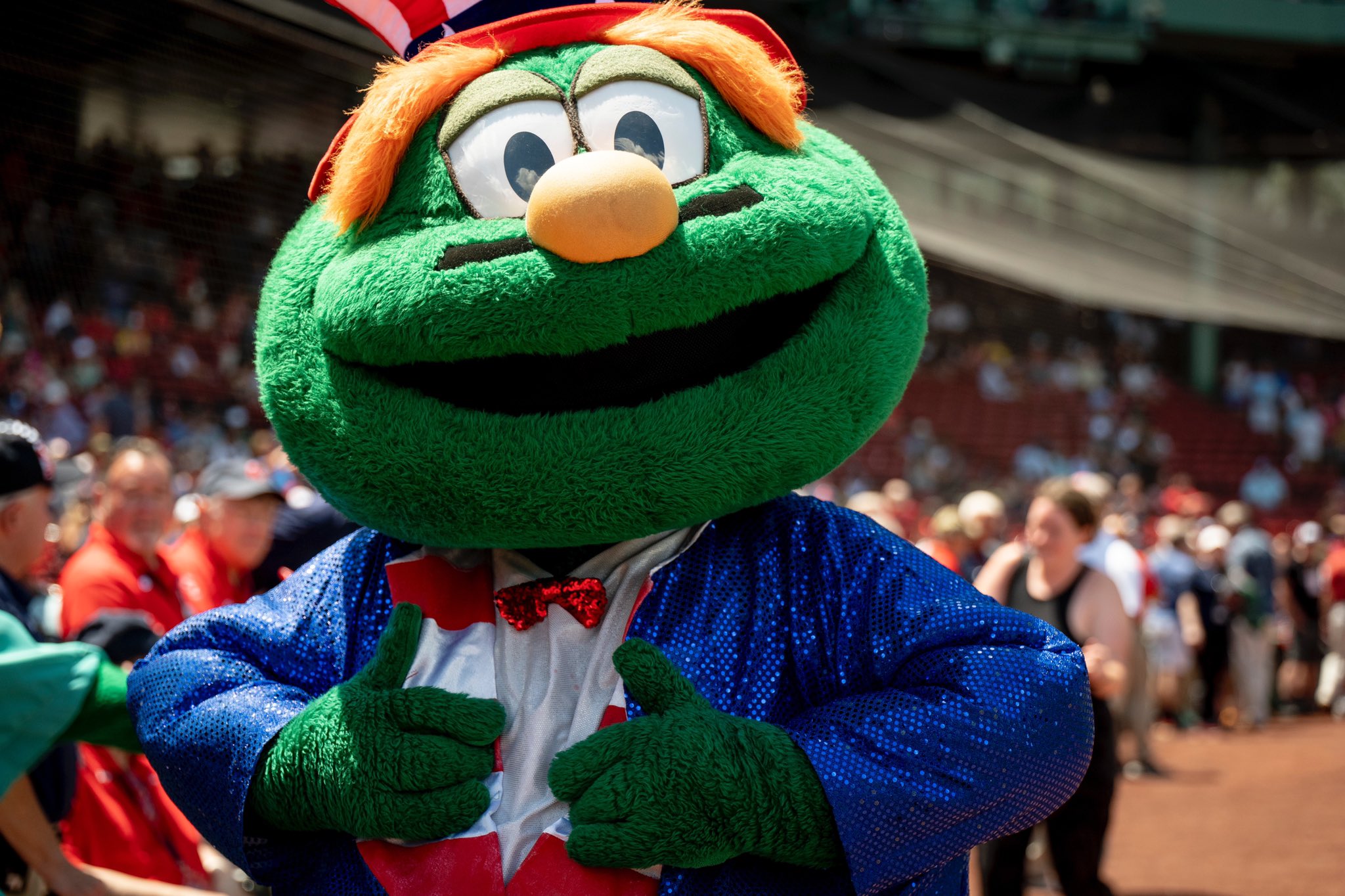 A day at the office with Wally the Green Monster 