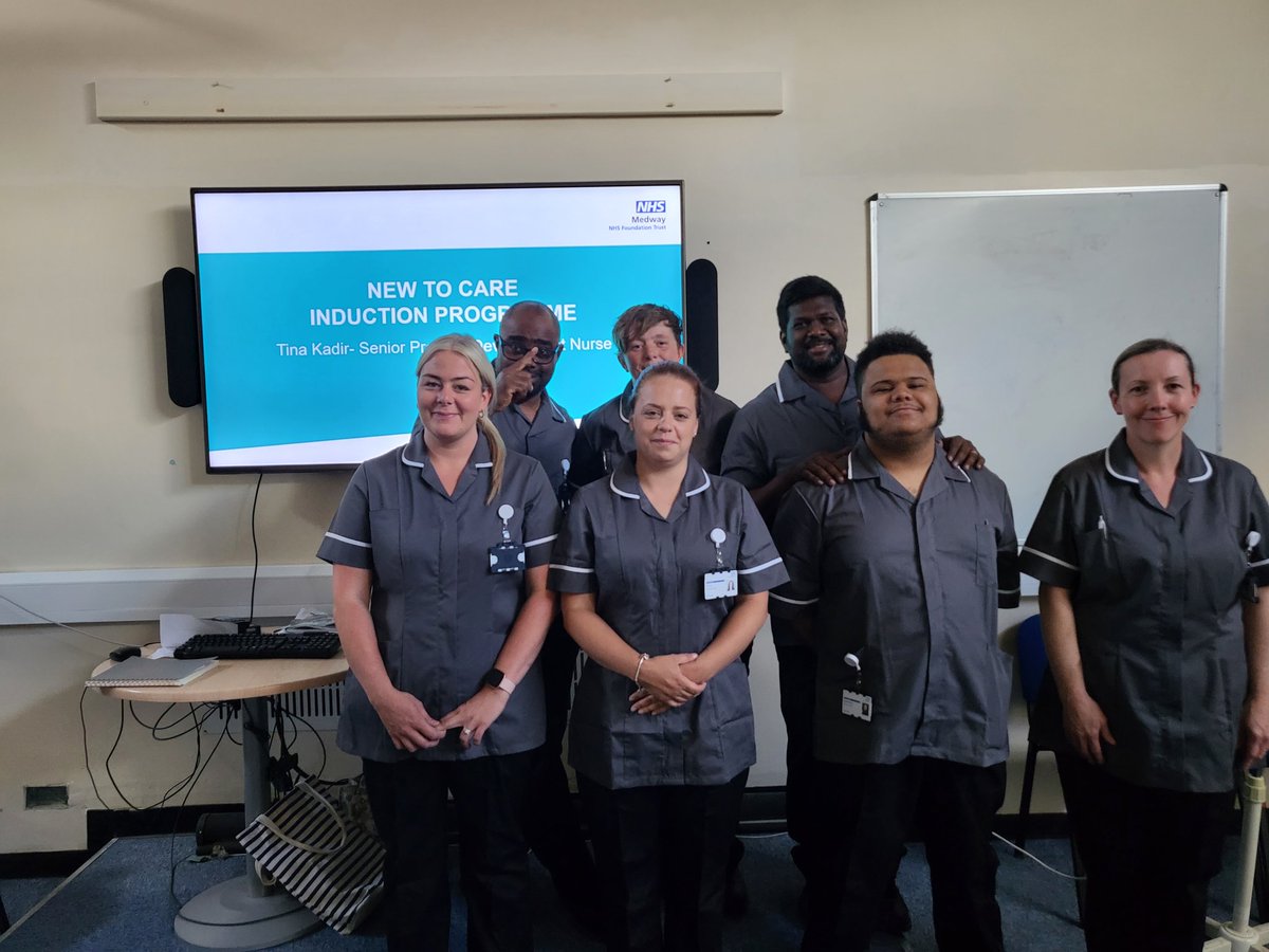 Another cohort of New to Care Support Workers ready for their 1st taster shift tomorrow #hcsw #newtocare #proudofthem <a href="/NurseMedway/">Nurse Education - Medway NHS Foundation Trust</a> <a href="/Medway_NHS_FT/">Medway NHS Foundation Trust</a>