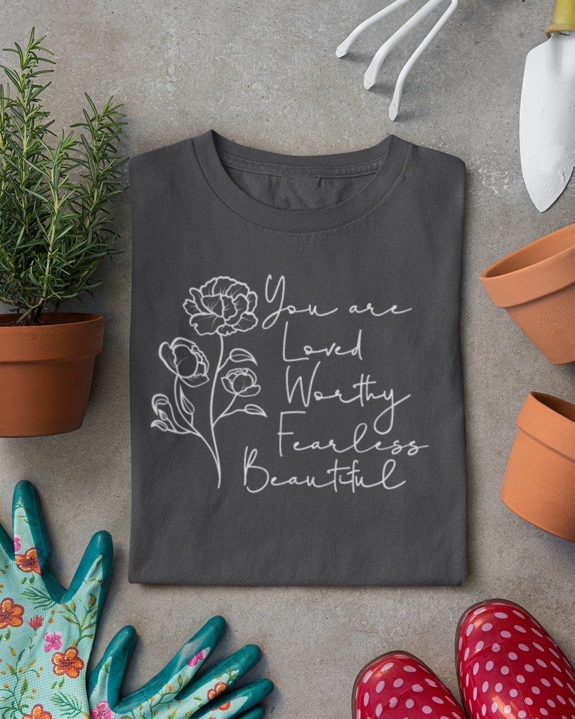 Gift this to your friend or loved one and show them that there is someone in the world that cares very much about them.
#youarebeautiful #YouAreLoved #inspirationaltees