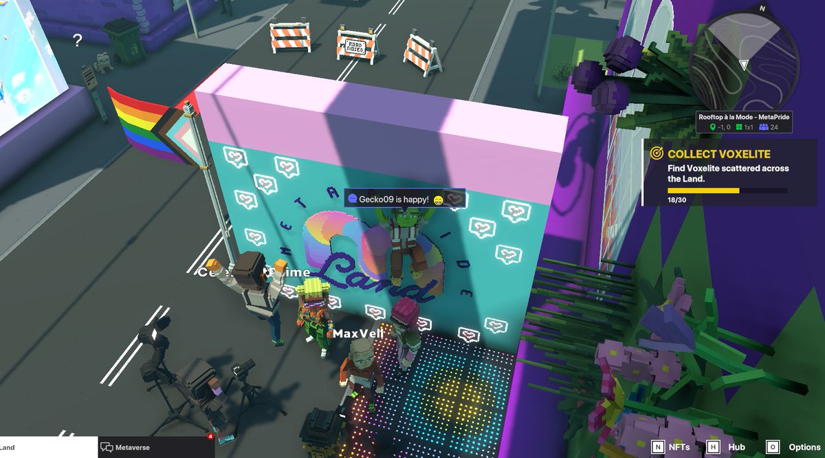 _Gecko09's tweet photo. @TheSandboxGame @METAPRIDELAND I just participated in the #BelongingWeek contest for a chance to win a Progress Flag NFT! Check out my screenshot below!  💯💯💯 Awesome!
👇 https://t.co/RwmKoRULTi