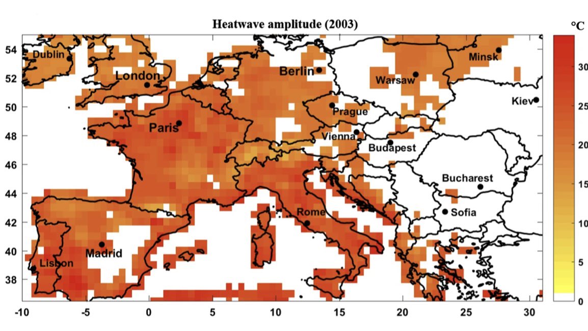 AmirAghaKouchak's tweet photo. Our multi-method global #heatwave and warm-spell data record and analysis toolbox (GHWR), shows alarming trends in frequency and severity of heatwaves in the past decades:
https://t.co/2gVJoGlEKh https://t.co/SWiFdg2NT3