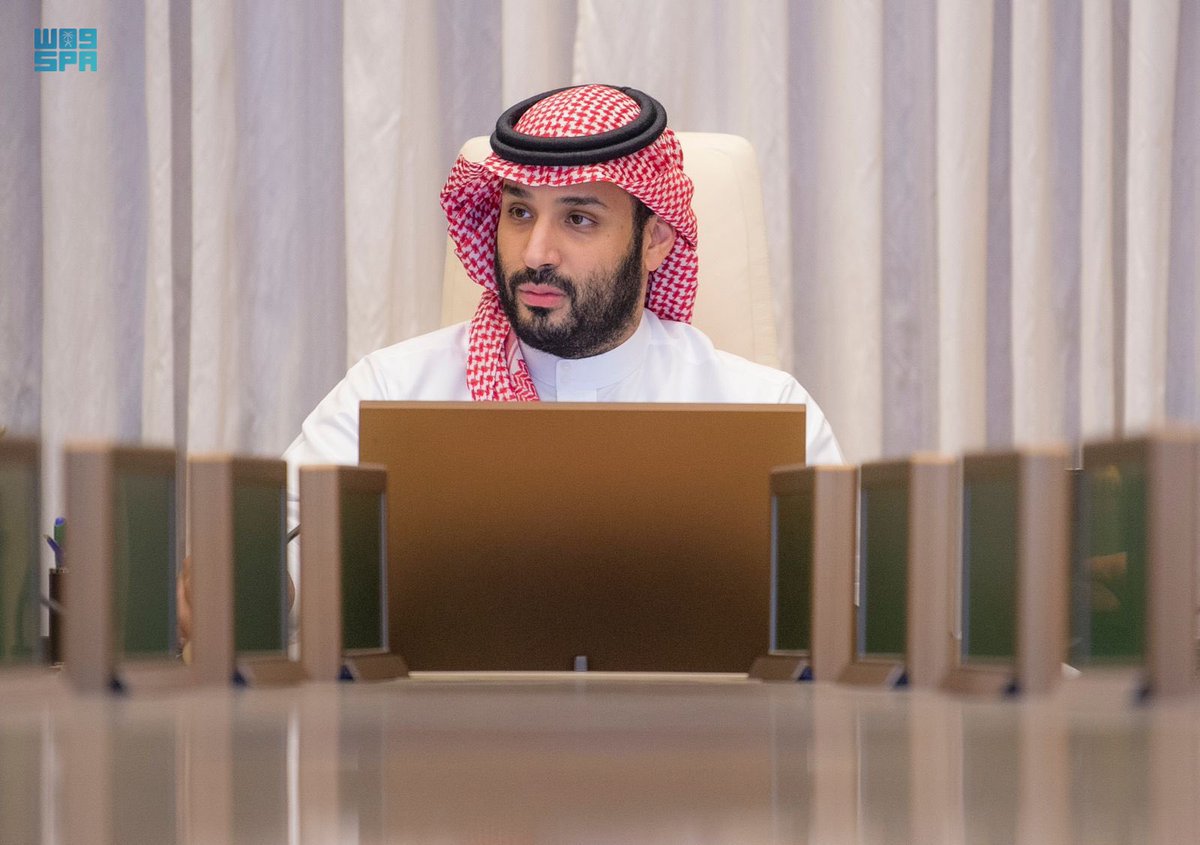 قائد المستقبل ولي العهد سمو الأمير محمد بن سلمان اليوم 🇸🇦❤️
