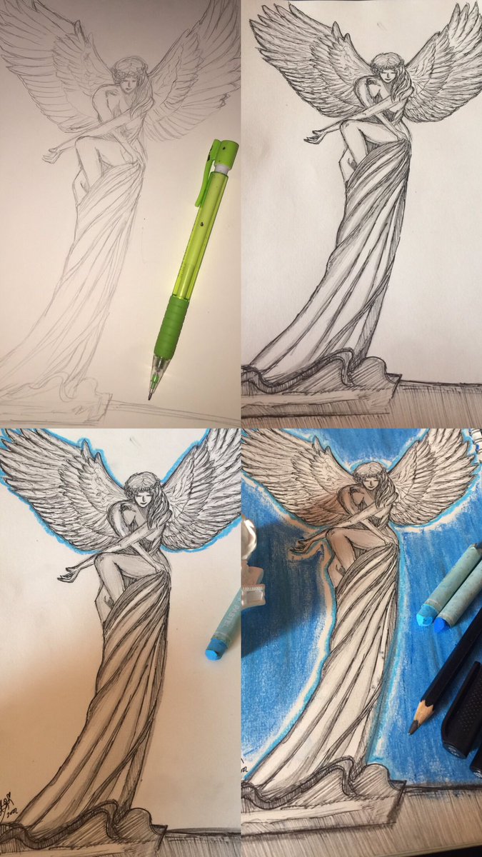 ellamaequiaroro's tweet photo. ❤️❤️❤️ my #angel #art #sketch #drawing https://t.co/dVEjf5obbB