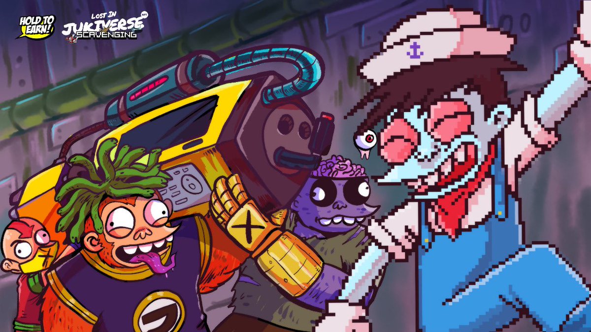 JukiverseNFT's tweet photo. In order to defeat the Fomonster, the Jukis are preparing a laser cannon. Dubbed SUPER MEGA JUKI LASER CANNON, this ancient (yet somehow super high-tech) weaponry is their last hope.

#Jukiverse #JukiverseScavenging https://t.co/uK7SSUGgV0