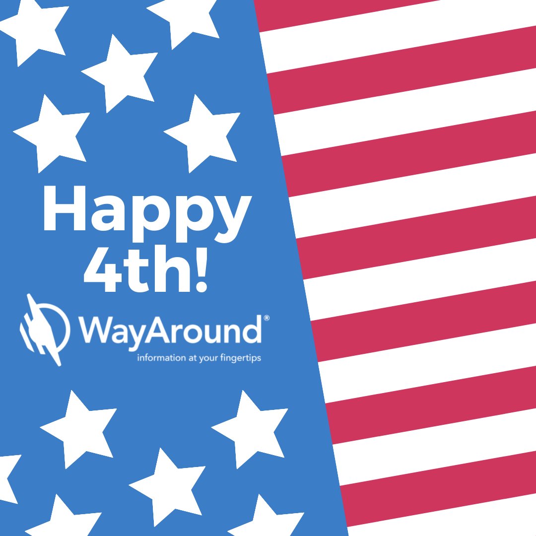 WayAroundTools's tweet photo. All of us at WayAround hope you have a happy Fourth of July!

#WayAround #IndependenceDay #FourthOfJuly https://t.co/Spv591yxip