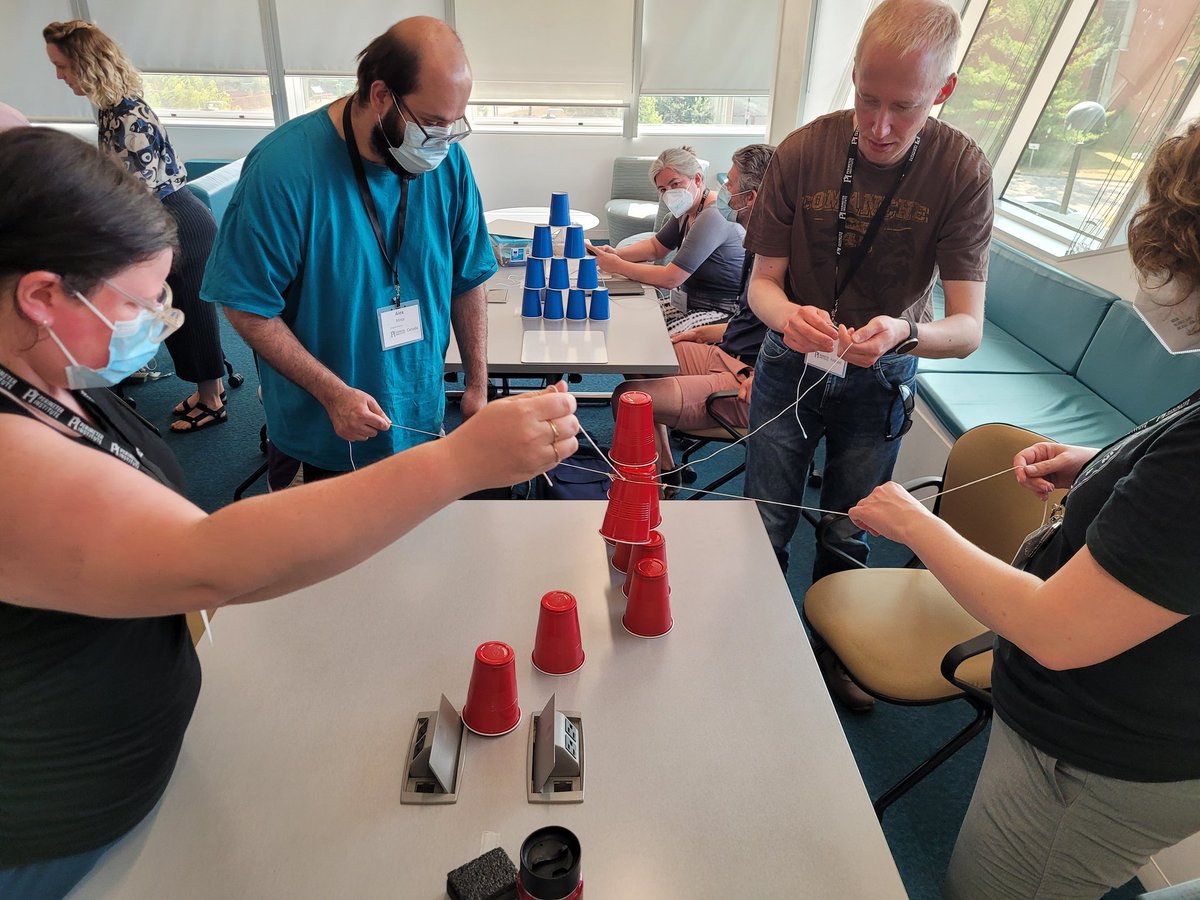 And some more advanced cup stacking! #EPlus2022