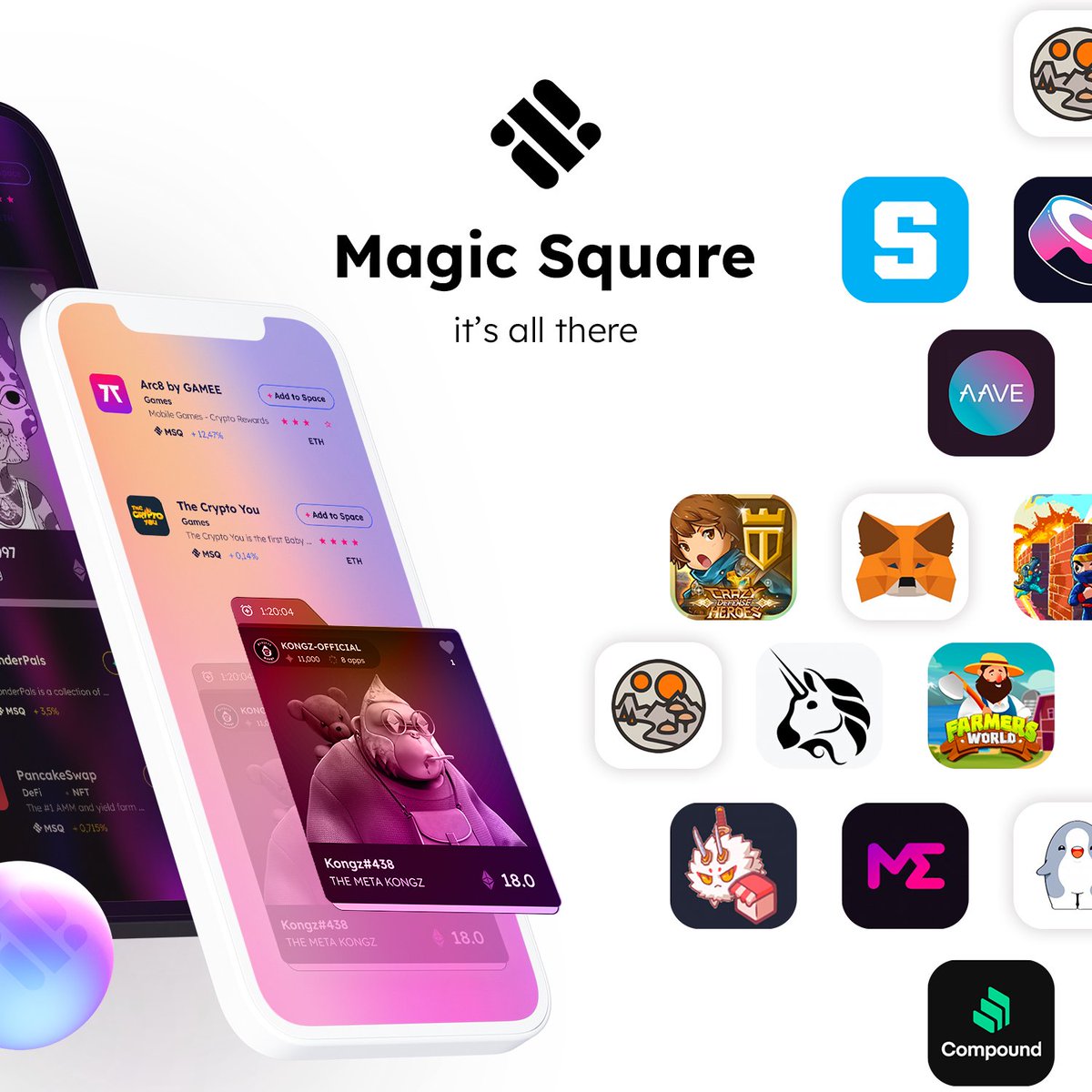 Over 70,000 people signed up to be the first-ever accessing our Magic Store✨ Have you? 

🚀 Click here to enter #MagicSquare👇
magicsquare.io/beta/