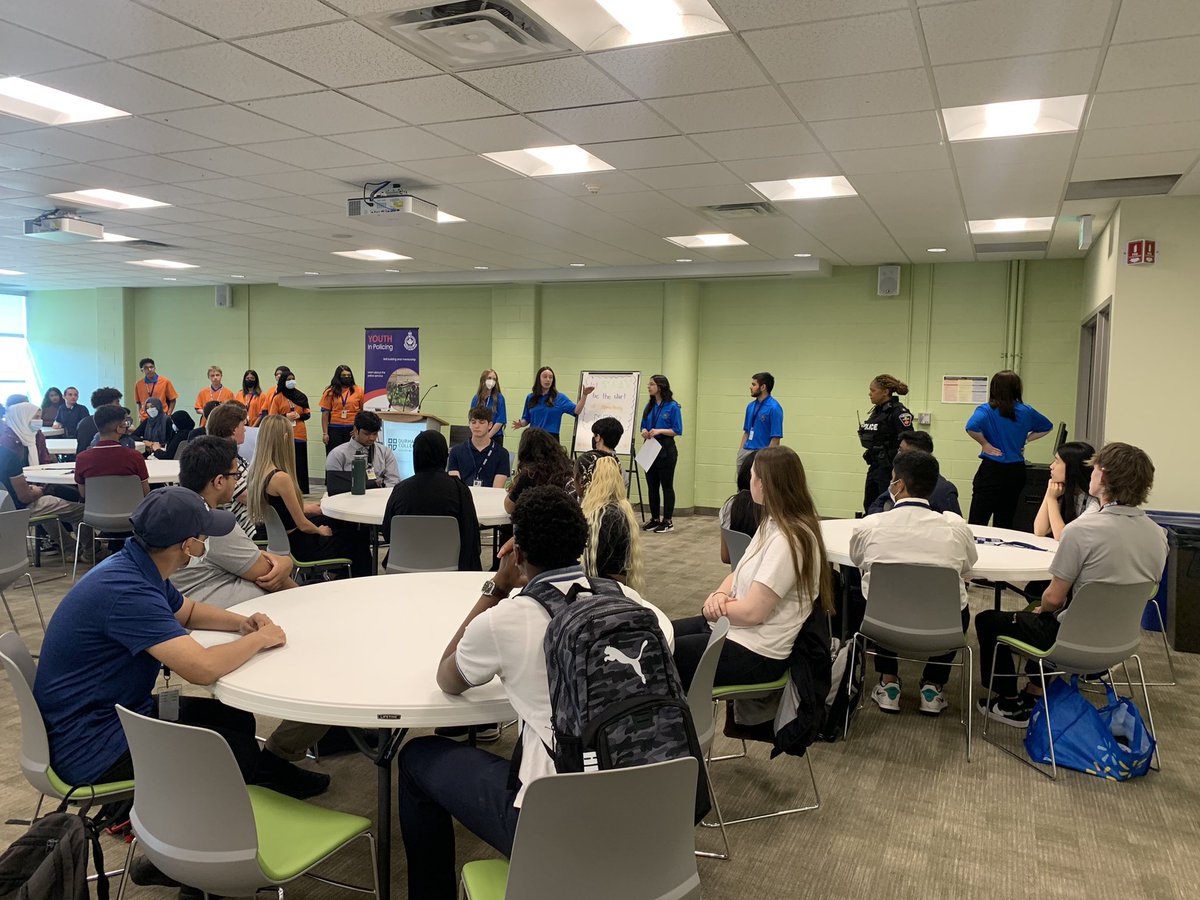 DRPS_EI's tweet photo. The @DRPS Youth in Policing 2022 Summer Initiative started this morning! Welcome to the 70 students and 12 Supervising Team Leaders who will engage in hands-on learning experiences. @drps_yip https://t.co/NicQVC73ut