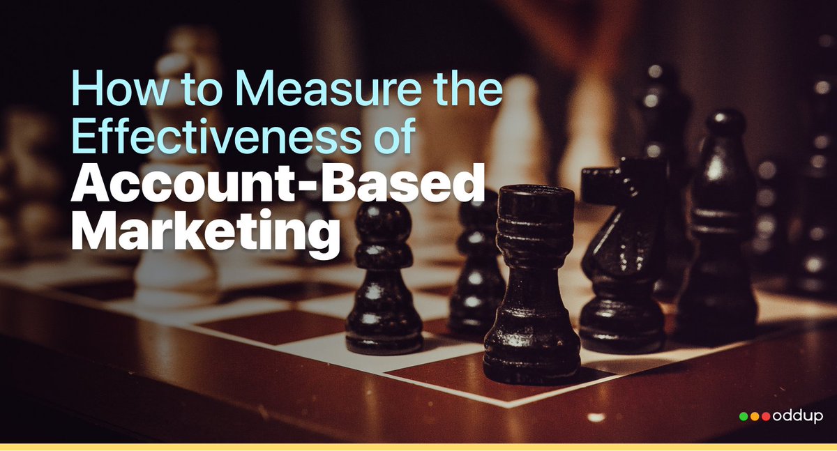 Measurement is an important part of your #ABM strategy, but if you aren’t set up for success to start you won’t see the success you need.

Metrics to Measure Your ABM #strategy? 

Click to know more: bit.ly/ABM_Article25  

 #leadgeneration #b2bmarketing #b2bleadgeneration