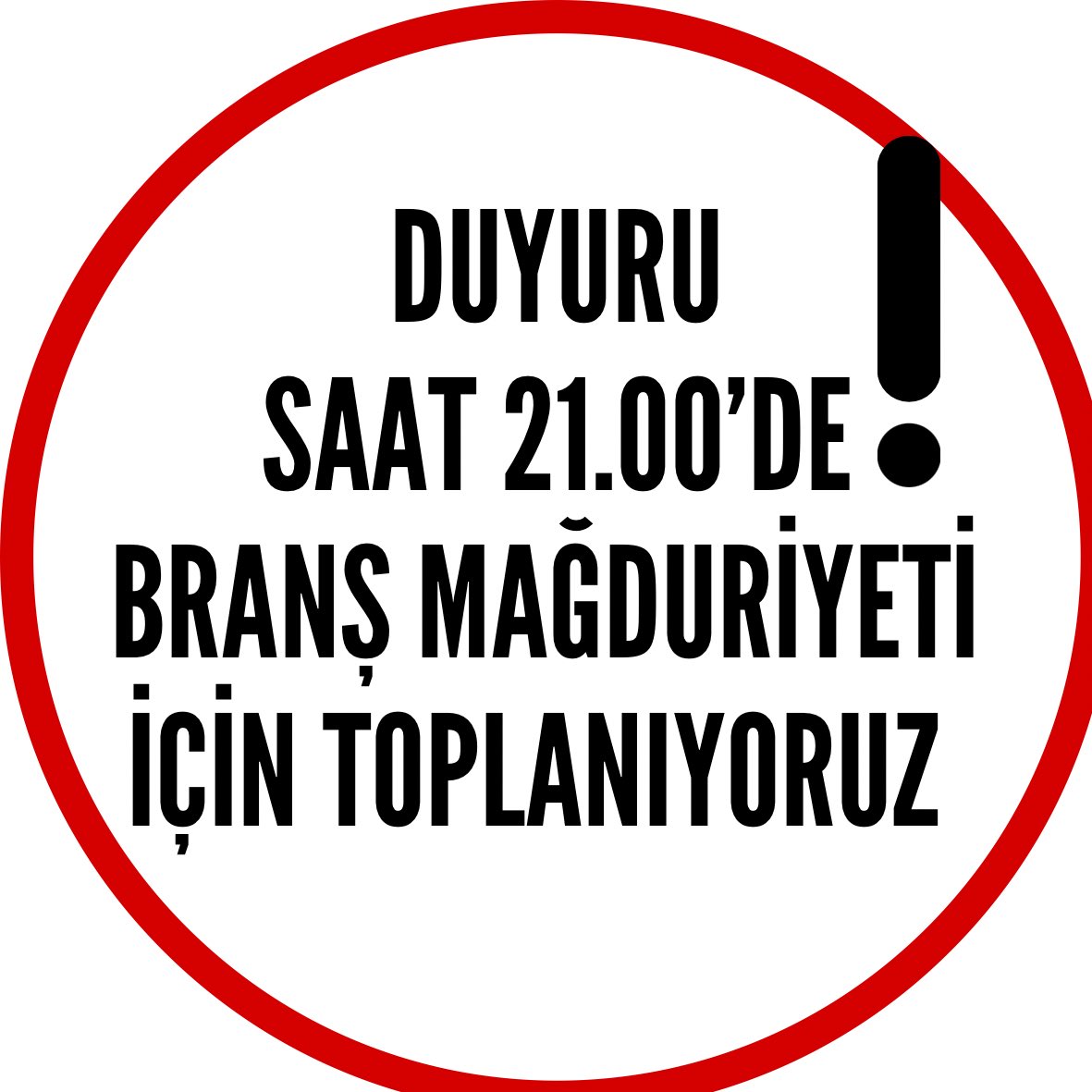 TRogretmen's tweet photo. SAAT 21.00 📢
20 bin atama branş kontenjan mağduriyeti için bugün açacağımız etikete herkesin desteğini bekliyoruz.

Saat 21.00’den itibaren etiket hesabımızdan paylaşılacaktır. Büyük katılım için RT-BEĞEN ve yorum yaparak herkese ulaştıralım. https://t.co/tsuvSkkDR8