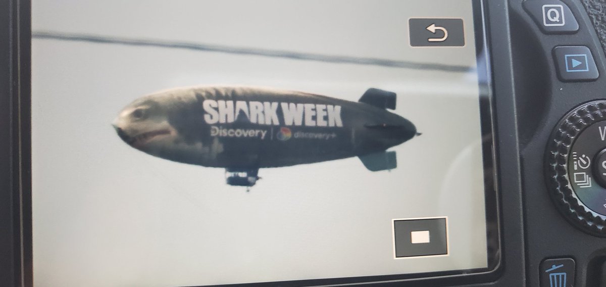 Yesterday I felt like a storm chaser, only this time it was a shark in the sky! I love #SharkWeek go #EastShark found in Randleman, NC after chasing it from Charlotte.