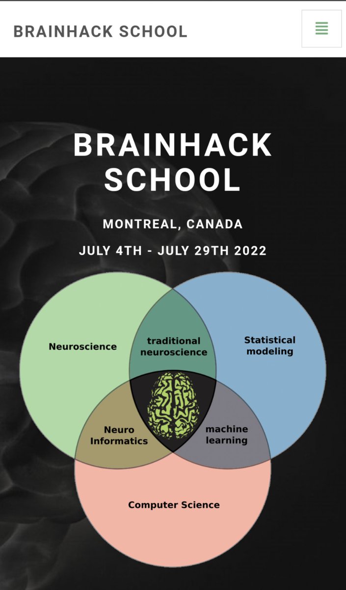 First day at #brainhackschool 😀