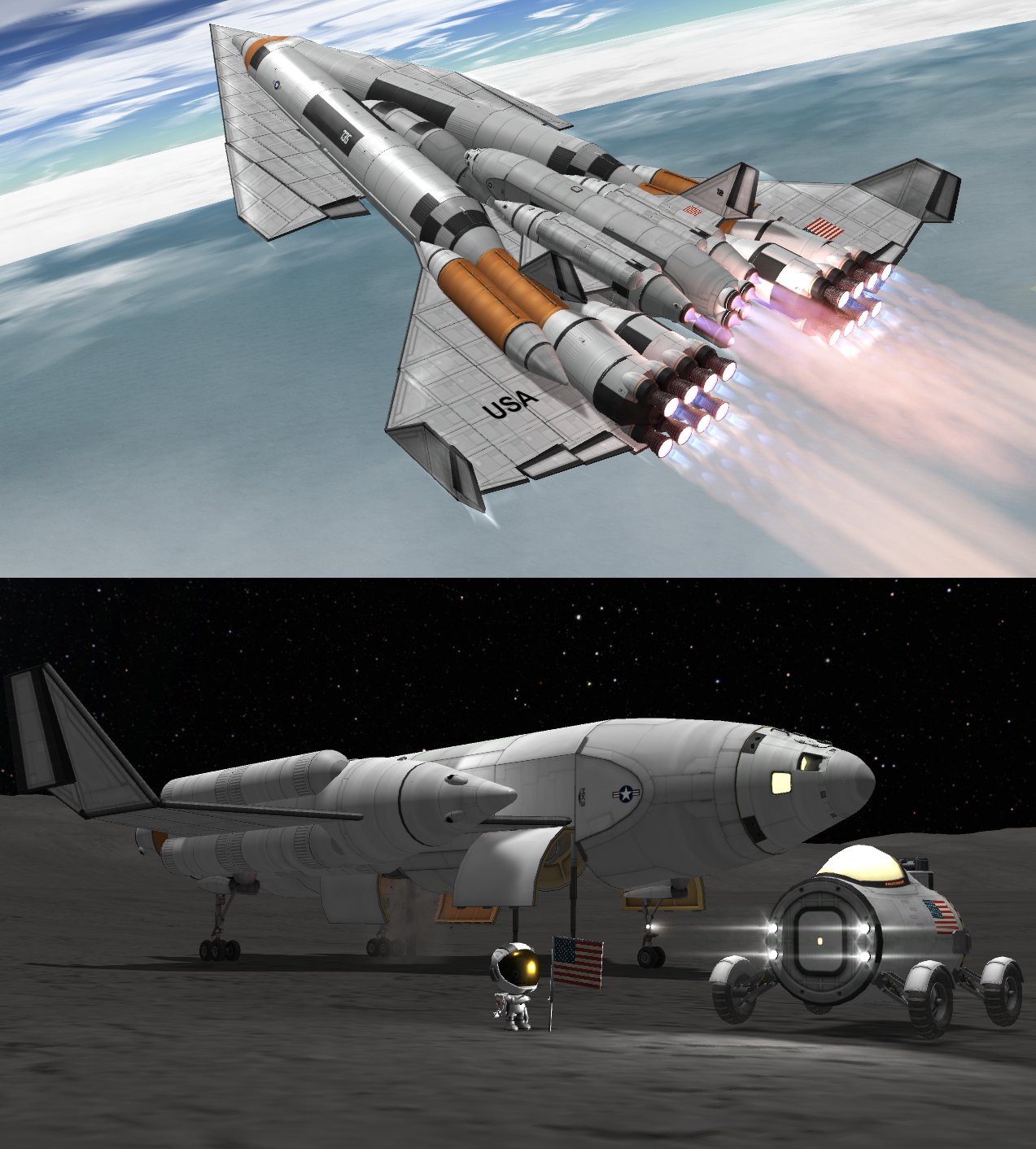 VAOS On Twitter KerbalSpaceP Dres Mission Update Successfully Landed Two Stage Reusable 