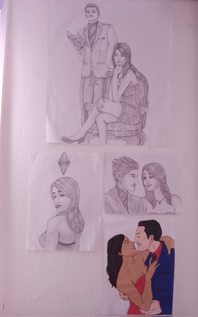 _MenaSim_'s tweet photo. Cuando eres dibujante y Simmer al mismo tiempo y decides decorar una de las paredes de tu cuarto con Homero y Elvira Lápida ❤️🤭
#MortimerGoth #ElviraLápida #HomeroLápida #BellaGoth #Gothfamily https://t.co/wEMecHjVt8