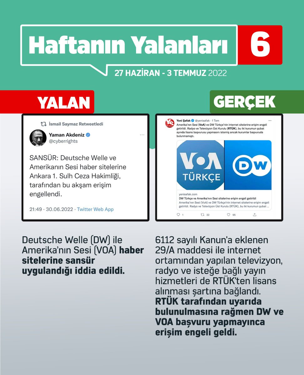 Haftanın Yalanları