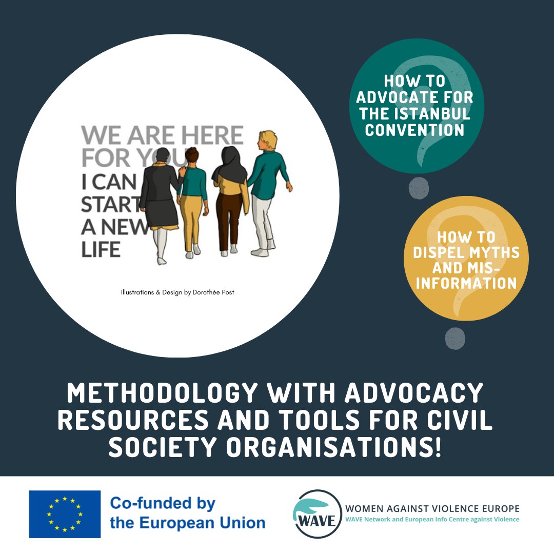 WAVE_europe's tweet photo. To support CSOs in promoting the #IstanbulConvention, WAVE, the @coe's Gender Equality Division & @UN_Women (@unwomeneca) have developed a methodology with advocacy resources and tools. More here: https://t.co/kShd6sJ4bn
#endVAWG #signratifyimplement #IstanbulConventionSavesLives https://t.co/Ft60qswth9