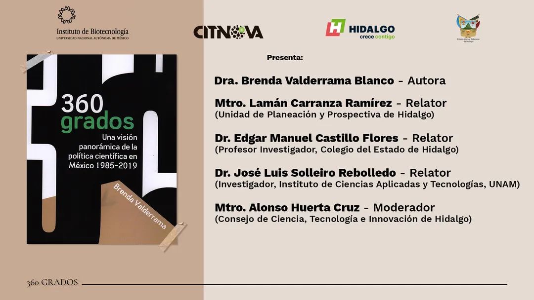 CITNOVA's tweet photo. #FelizLunes
#Súmate
A la presentación del libro 360° grados, de la autora: la Dra. @BValderramaB que se llevará a cabo hoy a las 17 h.
Evento híbrido. De forma presencial en el #PCYTH y en línea a través de Facebook Live.
📲Registro: https://t.co/Bx6Z6By1YH https://t.co/VDGhwytZ7N