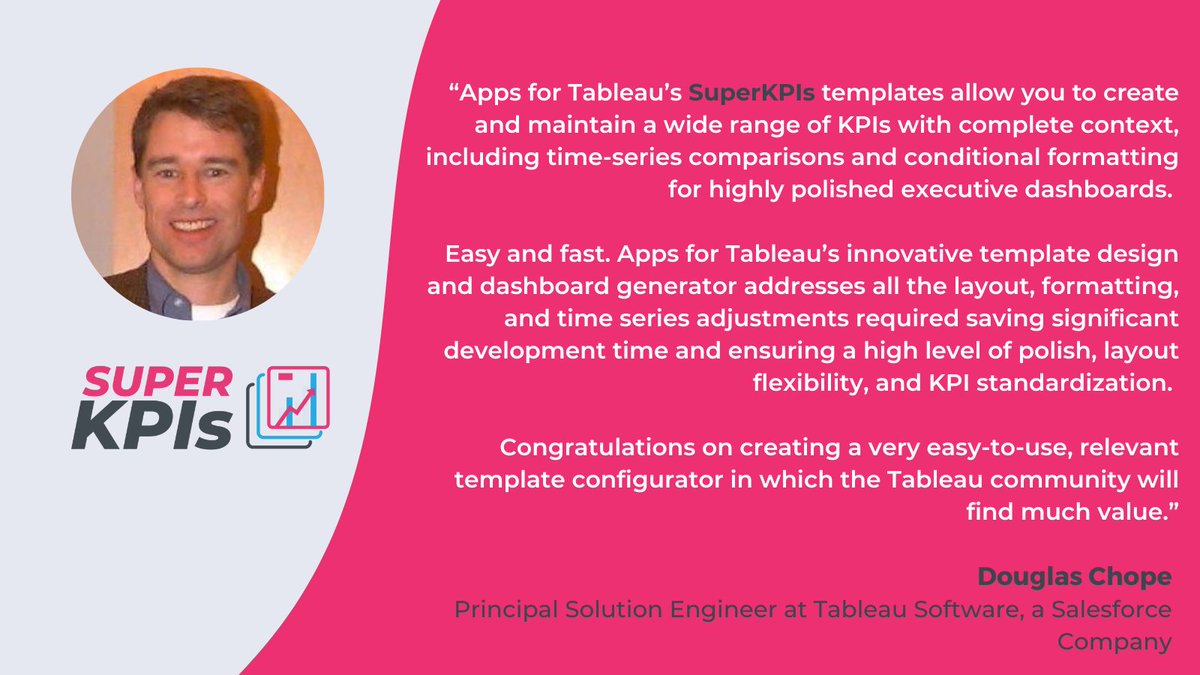 appsfortableau's tweet photo. We love creating extensions that the Tableau Community loves❣️
We can’t wait to hear how you experience #SuperKPIs, so get your trial now and let us know! Click here for your free trial: https://t.co/K0TwpGlJCF
@MerlijnBuit @ProfDrKSchulte https://t.co/3NbtEAAMBI
