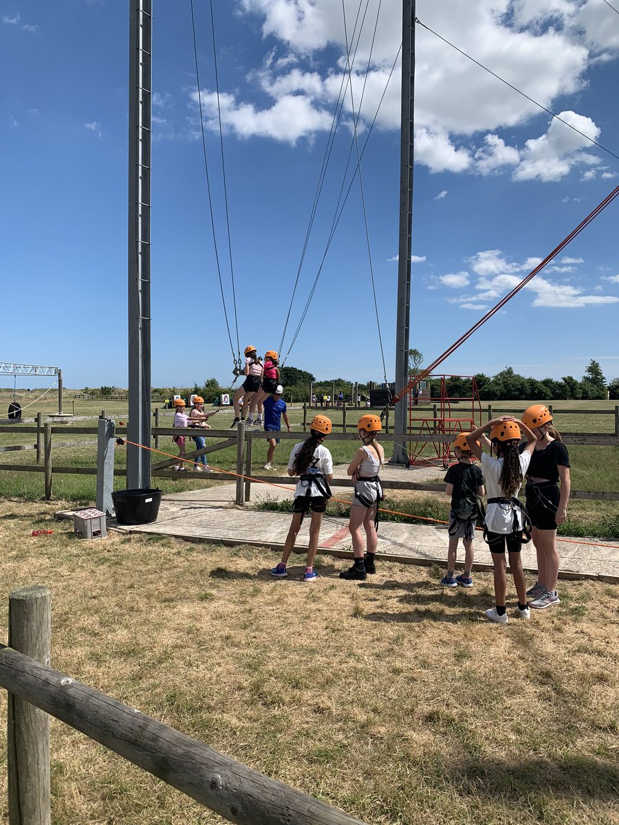 PlaceFarmAcad's tweet photo. We have arrived safely at Mersea and have got stuck into a variety of activities! #ropeswing #adventurecourse #archery #caving https://t.co/UbDkmNEsSL
