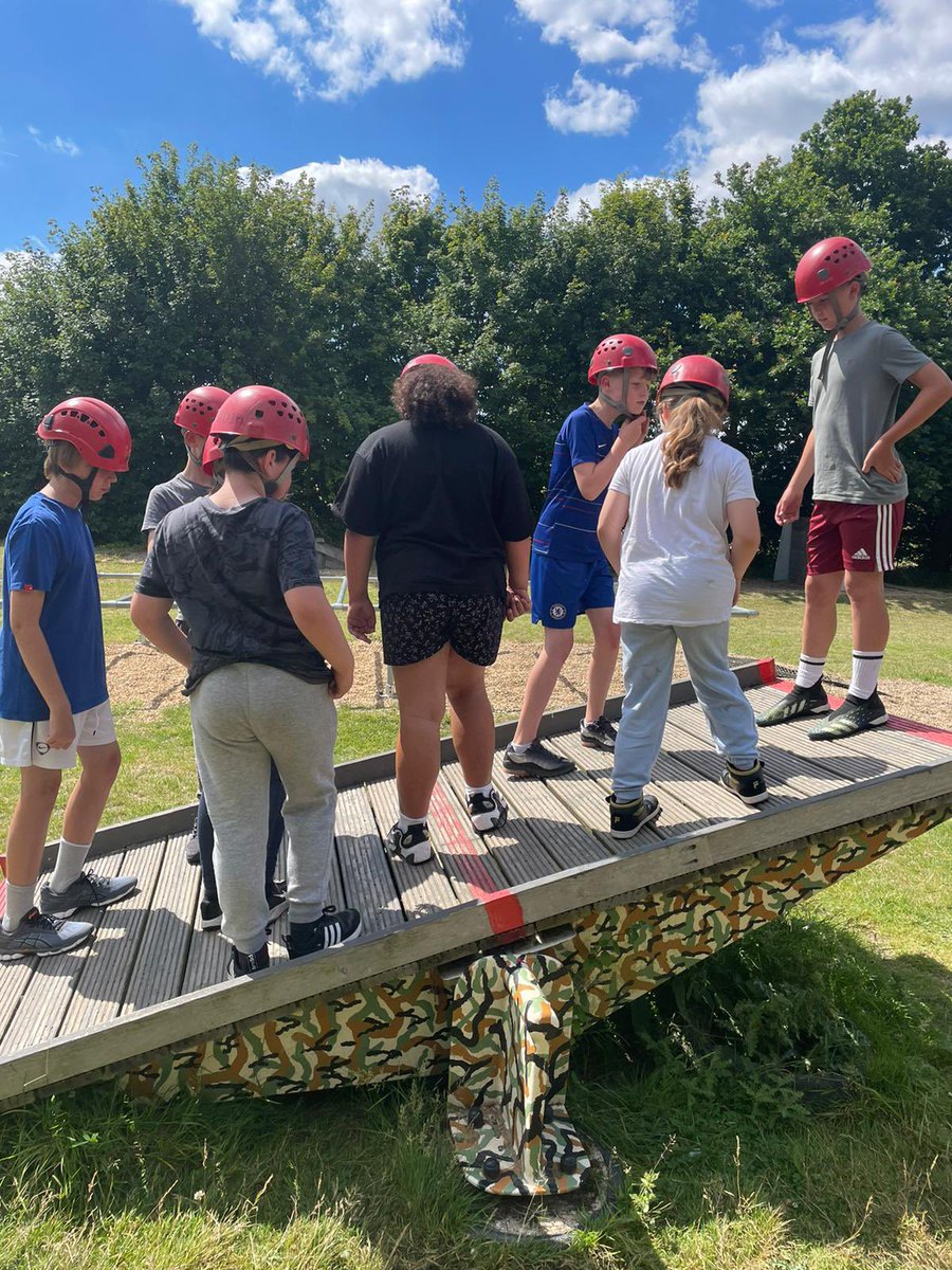 PlaceFarmAcad's tweet photo. We have arrived safely at Mersea and have got stuck into a variety of activities! #ropeswing #adventurecourse #archery #caving https://t.co/UbDkmNEsSL