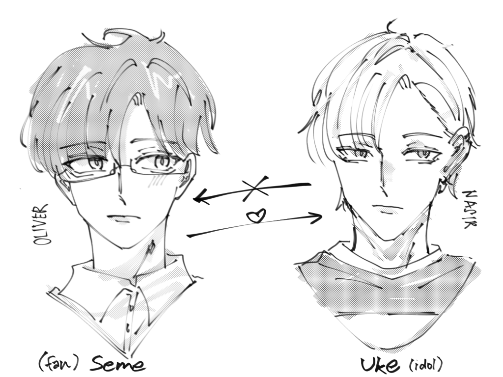 YsaSensei's tweet photo. Bl couple ship that I made using my sister's oc........ cute<3
#yaoi #bl #coupleship #sketch https://t.co/srlCC3PTEr