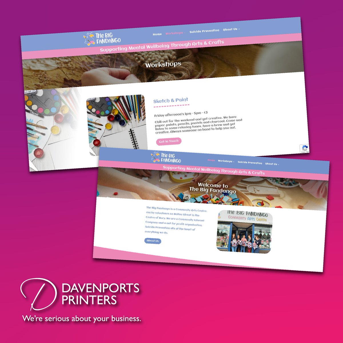 Another website completed, this time for The Big Fandango!
Check it out here: bit.ly/3IaTaT3

#Website #Design #Webdesign #Bury