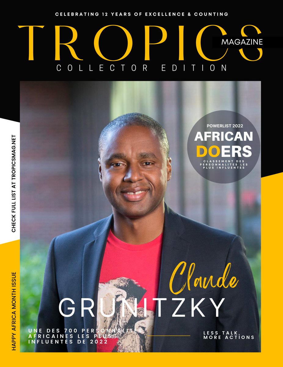 TropicsMagazine's tweet photo. @TropicsMagazine revient avec sa célèbre et prestigieuse Powerlist #AfricanDOers célébrant les Africains les plus influents de 2022 en prélude au 6e #TropicsBusinessSummit qui se tiendra dans la nation insulaire du Cap-Vert

Liste intégrale du classement👇🏼
https://t.co/3pfTG3pIKb https://t.co/feWFfzdSf6