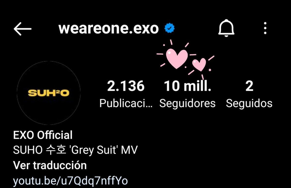 2022.07.03

🧡La cuenta de Instagram de #EXO llegó a los 10 millones de seguidores🥳🧡

🤍: instagram.com/weareone.exo

Recuerda seguir a EXO en todas sus redes sociales 😉

<a href="/weareoneEXO/">EXO</a> <a href="/layzhang/">Lay Zhang</a> <a href="/B_hundred_Hyun/">Baekhyun_EXO</a> 
#EXO #엑소