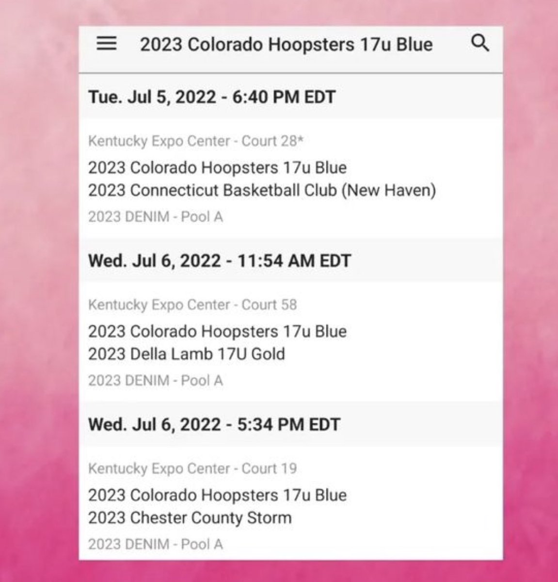 Lexie Baker (@lexie_bakerr) on Twitter photo Come watch me play this week in Louisville!! Colorado Hoopsters 17u Blue! @HuskerHoops <a href="/WavesHoops/">Pepperdine Women’s Basketball</a> <a href="/CUBuffsWBB/">Colorado Women's Basketball 🦬</a> <a href="/UCSDwbb/">UC San Diego WBB</a> Come watch me play this week in Louisville!! Colorado Hoopsters 17u Blue! @HuskerHoops <a href="/WavesHoops/">Pepperdine Women’s Basketball</a> <a href="/CUBuffsWBB/">Colorado Women's Basketball 🦬</a> <a href="/UCSDwbb/">UC San Diego WBB</a>