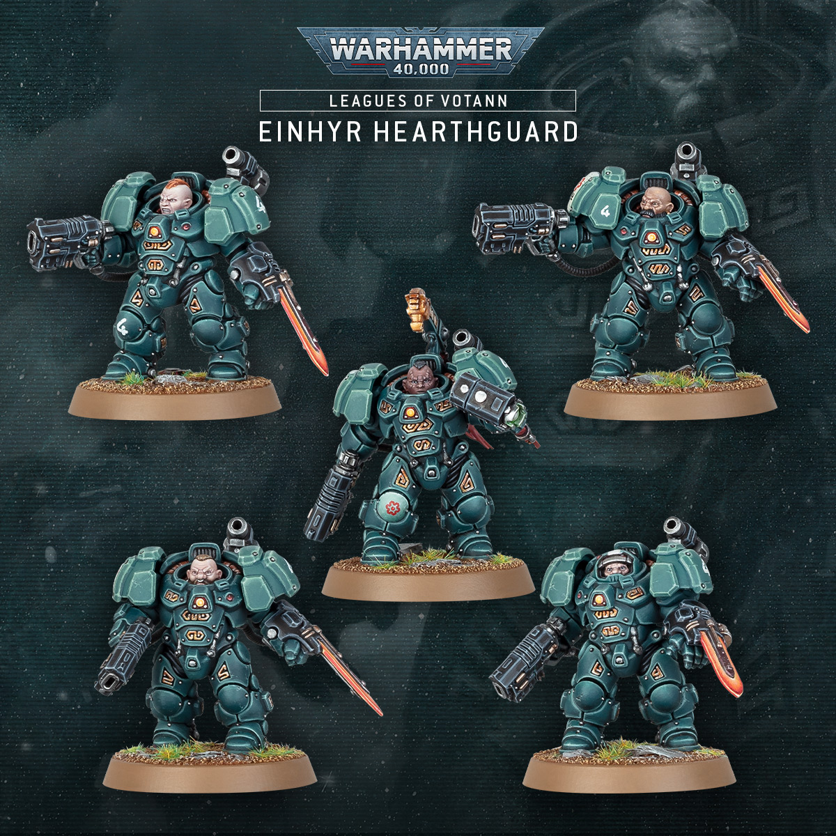 Warhammer Official ❄️ on X: You wanted to see the Leagues of Votann's  exo-armour – meet the Einhyr Hearthguard:   #WarhammerCommunity  / X