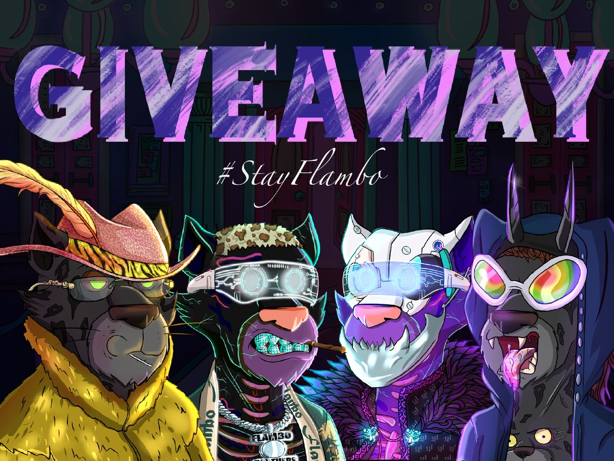 HUGE GIVEAWAY! 🧬🌐

- 5 $SOL
- 20 Whitelist Spots
- 5 OGs

To enter: 

Follow @FlamboPanthers &amp; RT.

48 hrs, Good Luck! 🍀