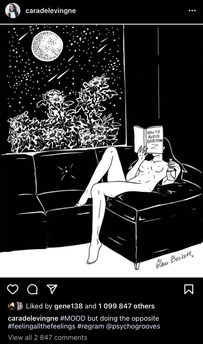 Fun fact: once Cara Delevingne posted my art on her Instagram without proper credit and it got over 1 million likes. That’s why I always sign my artworks!