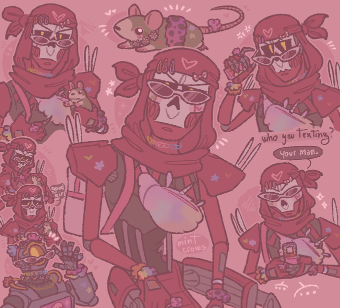 i gave revenant a claire's makeover

[apex legends] 