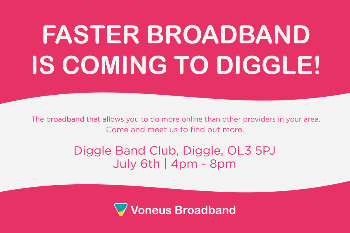 voneusbroadband's tweet image. #Diggle it's time to tap into a faster broadband!

Stop by for a chat about all things #SuperfastBroadband on the 6th of July at the @DiggleBandClub from 4PM to 8PM.

#GoSuperfast #RuralConnected #BroadbandForAll @OldhamCouncil