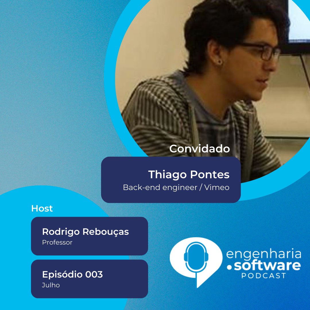 Podcast engenharia.software tweet media