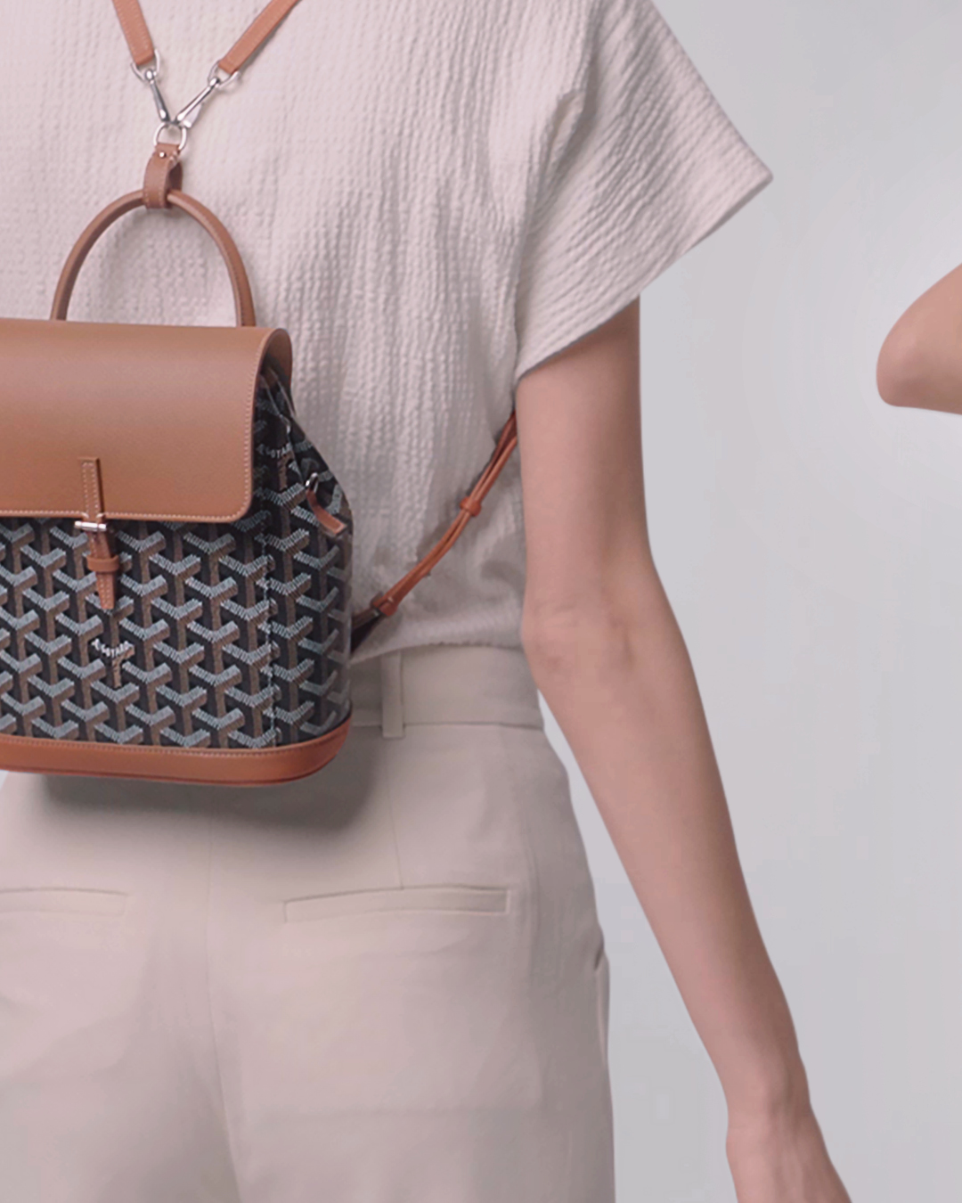 GoyardOfficial on X: Diminutive in size, but oozing ample character, the  Alpin Mini backpack takes modularity to new Goyard heights: shoulder bag,  backpack or crossbody: it seamlessly reinvents itself to follow you