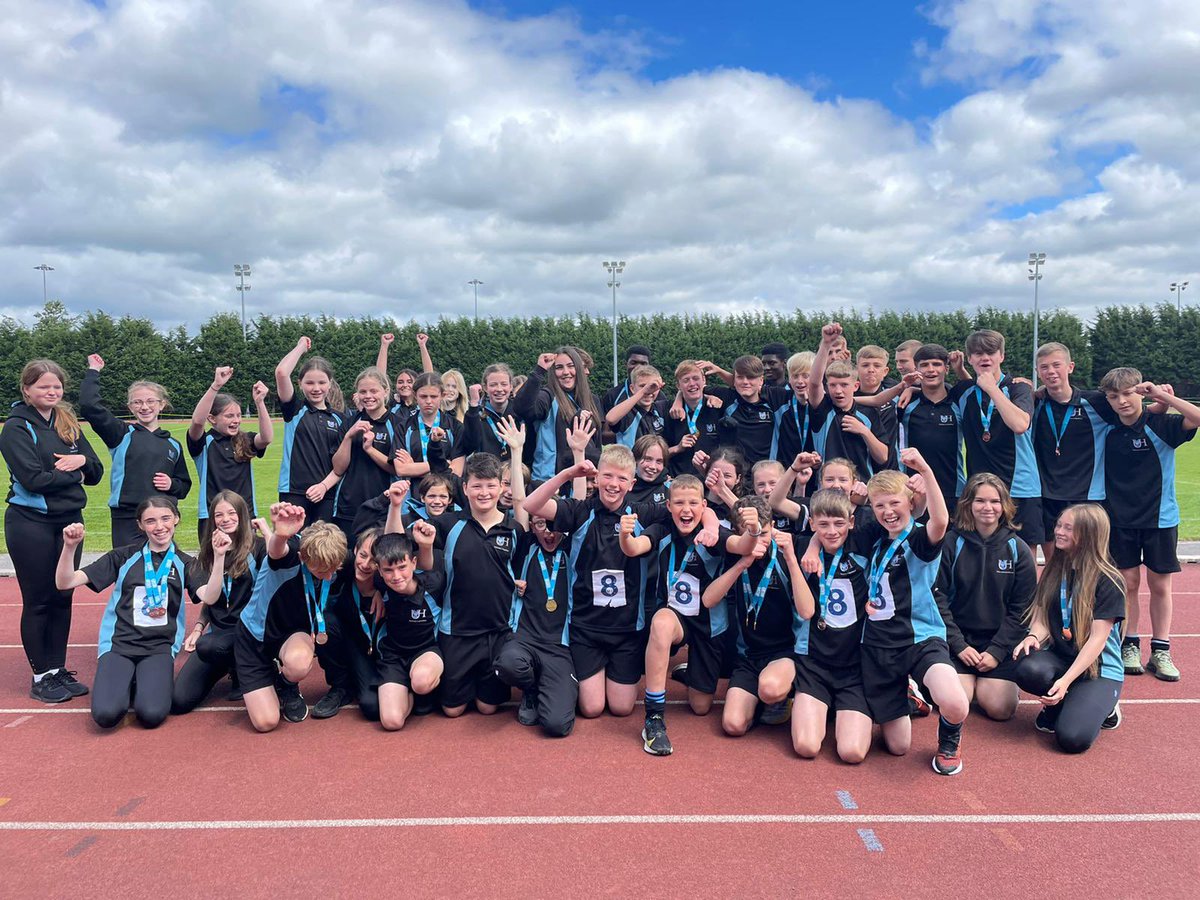 District Athletucs results from today- Y7 Boys 1st Place Y7 Girls 5th Place Y8 Boys 6th Place Y8 Girls 2nd Place Y9/10 Girls 7th Place Y9/10 Boys 4th Place Fantastic performances and team effort from all.