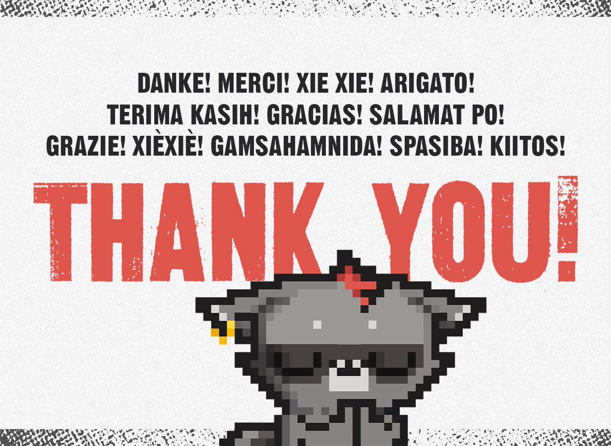 RebelRacoons's tweet photo. We’ve selected a few more WL winners today! We wish we could include more of you, but unfortunately our WLs are super limited atm until further notice

We’re deeply humbled by the support and response given for the past few days🔥 Tysm guys!

YOU GUYS ROCK 🤟🏼
!Rebels https://t.co/cKlGN3CG0f