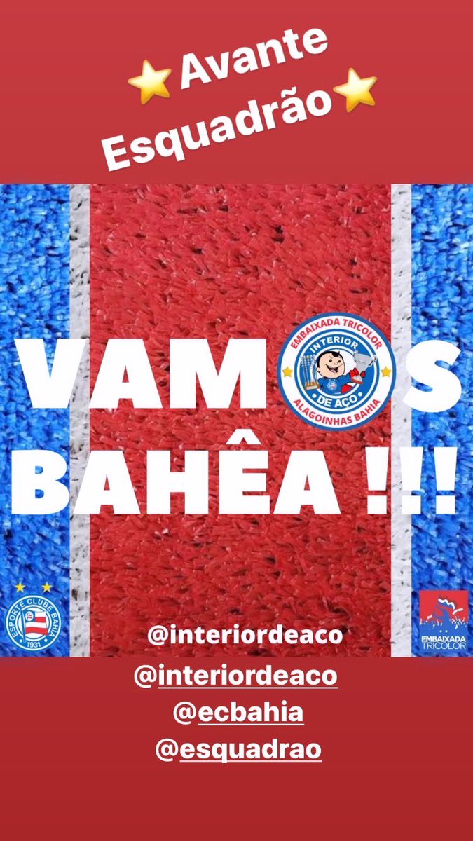 interiordeaco's tweet photo. @interiordeaco @ECBahia @EsquadraoECB https://t.co/7nZQHSrRAo
