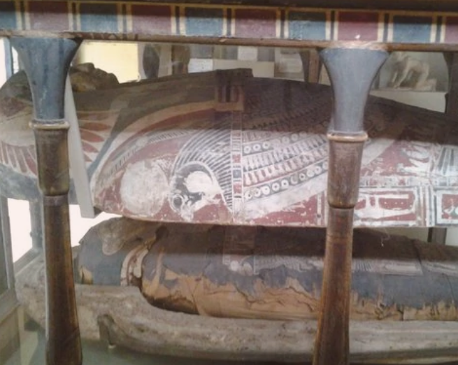 cultre_in's tweet photo. The #BarodaMuseumAndPictureGallery's #EgyptianGallery houses a #Mummy bought by #SayajiraoGaekwadIII in 1895. Earlier believed to be of a woman, the mummy is a man whose linen wrappings are still more or less intact.
For more #MummiesInIndia checkout https://t.co/EIrttzEJwb https://t.co/Cyj0TSXvgo