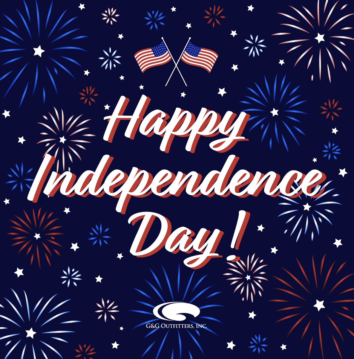 GGOutfitters's tweet photo. Happy Independence Day! G&amp;G Outfitters wishes everyone a safe and happy holiday! https://t.co/SJHZz6uwyo