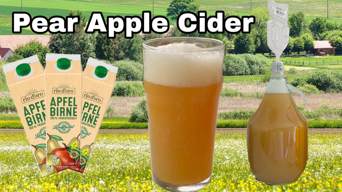 AdalhelmLP's tweet photo. https://t.co/53sfMYP7aC 
Delicious pear apple cider #homebrew #winemaking #cider #meadmaking #mead #smallyoutuber https://t.co/es8lHv6FeS
