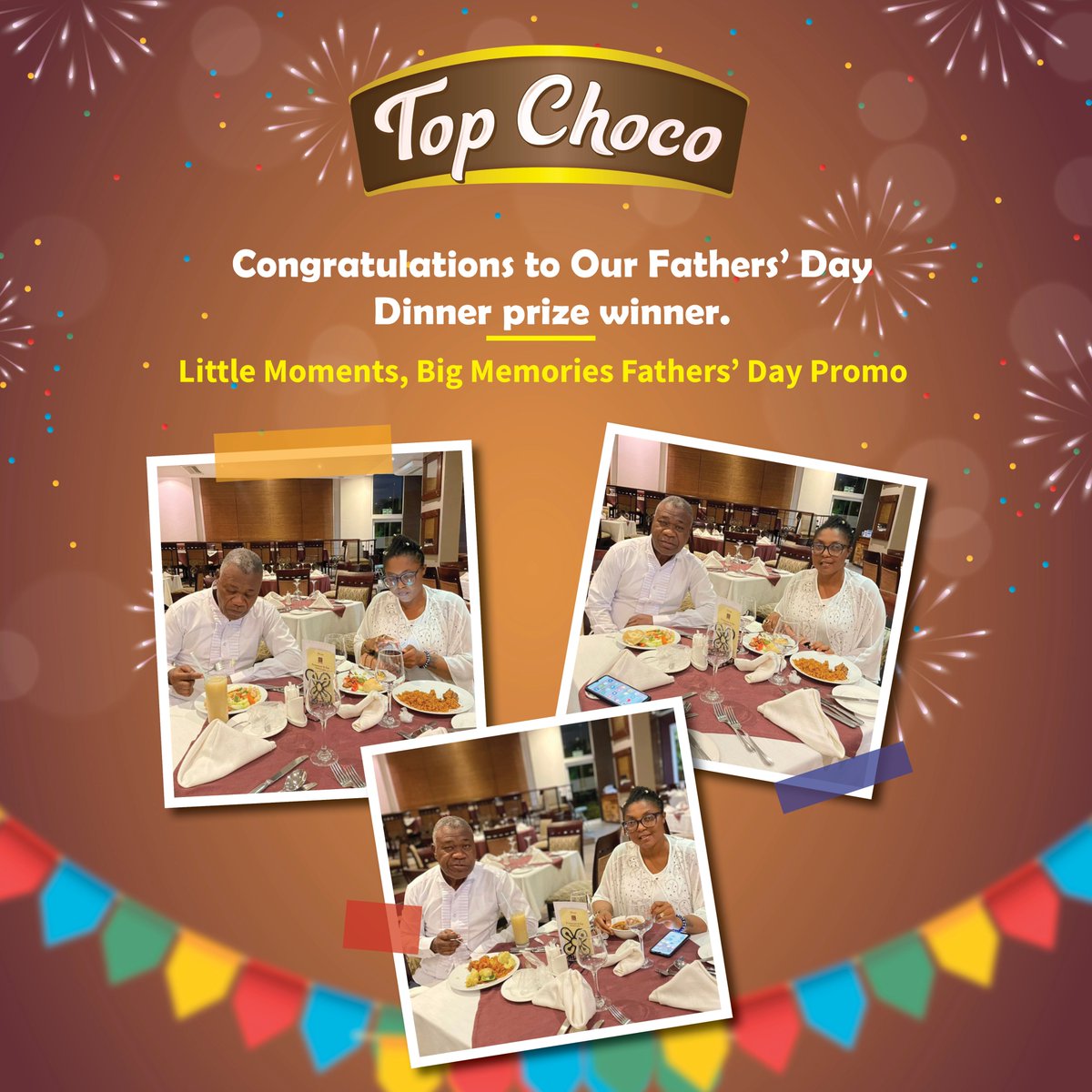 The Little Moments, Big Memories promo winner had a wonderful time with her dad over the weekend. #mydadmychocolaty

#Topchoco #Chocolaty #Chocolate #cocoa #cacao #fathersday2022