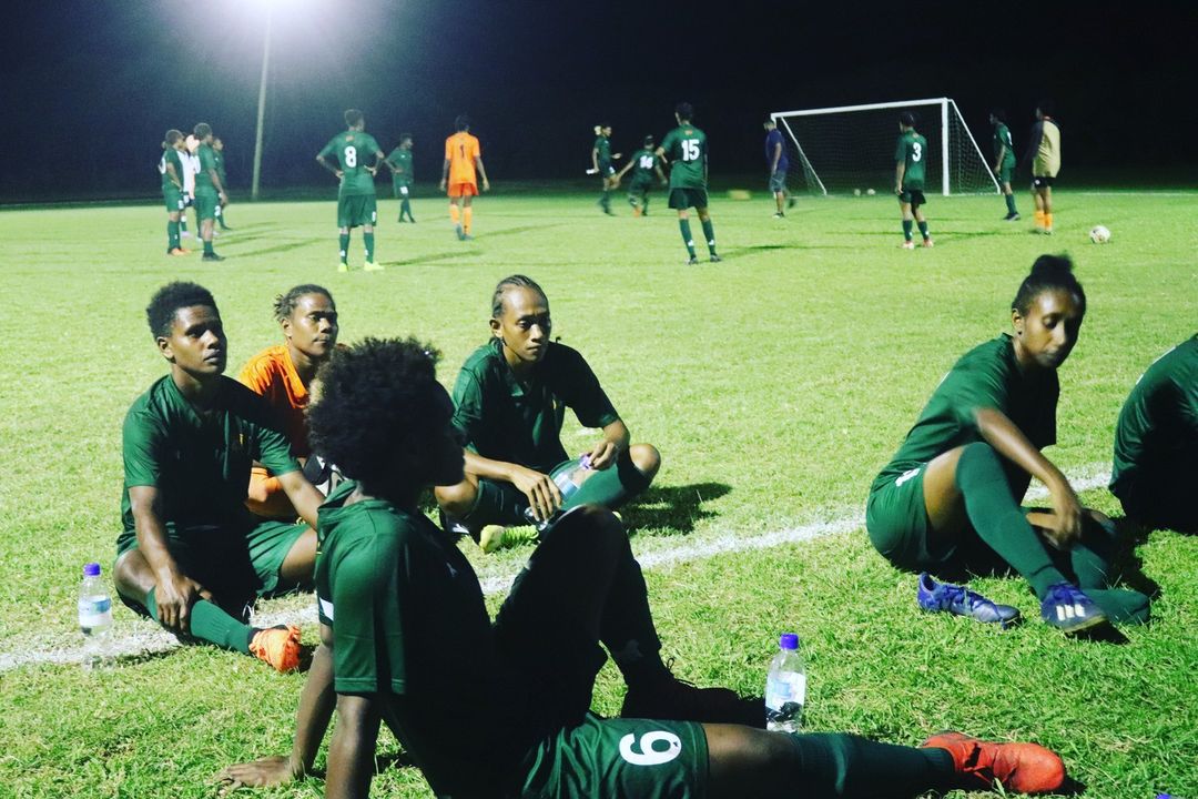 VFF_Football's tweet photo. Another friendly tonight before leaving for Nadi tomorrow morning for the 2022 OFC Women's Nations Cup in Suva. #OWNC #Vanuatu #Women https://t.co/V3ZpBJYFO3