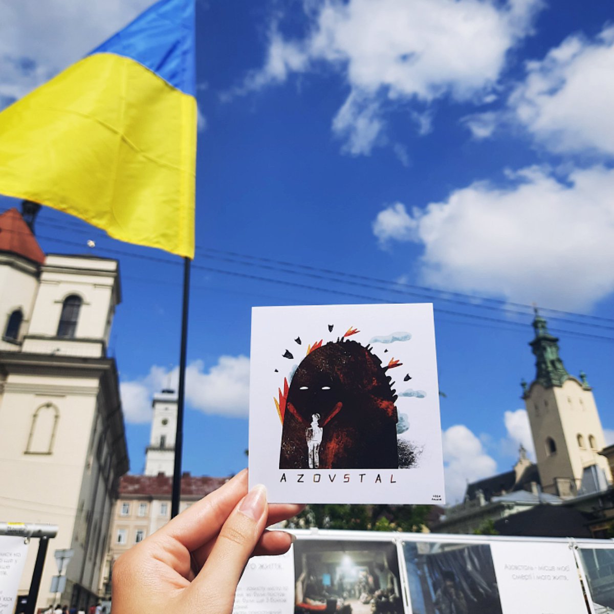 ali_ko__'s tweet photo. I won't be silent! I'm gonna speak about our Heroes as loud as I can 🇺🇦🇺🇦🇺🇦 #freemariupoldefenders #saveazovstaldefenders #savemariupoldefenders #4308regiment https://t.co/olIA7DgAIn